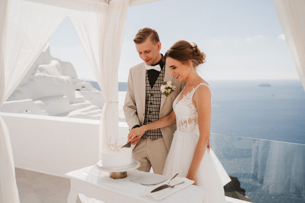 svatba v Řecku na Santorini