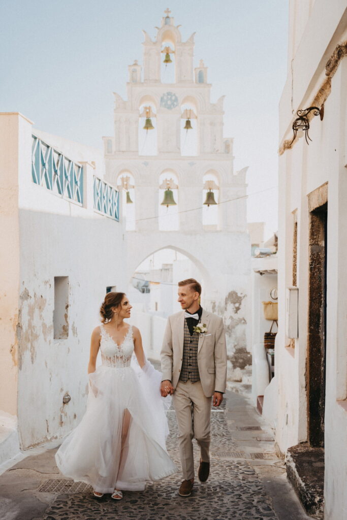 svatba v Řecku na Santorini