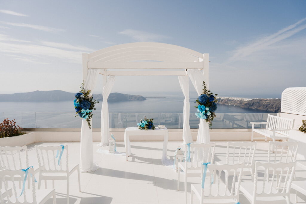 svatba v Řecku na Santorini