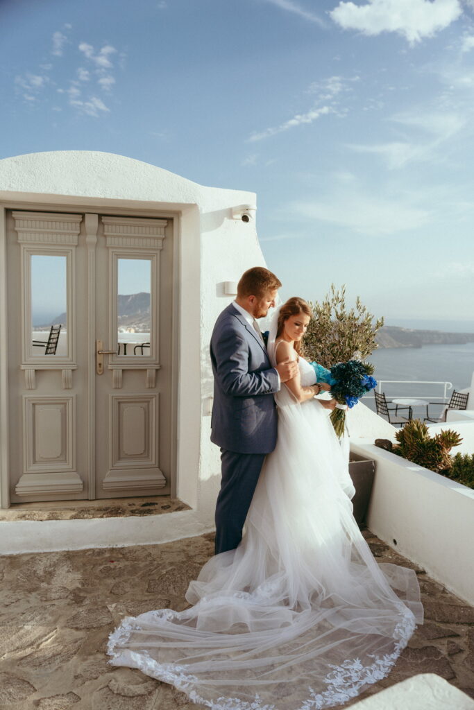 svatba v Řecku na Santorini