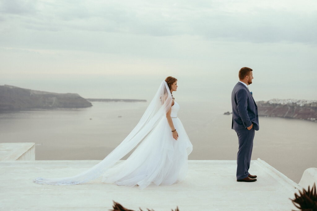 svatba v Řecku na Santorini