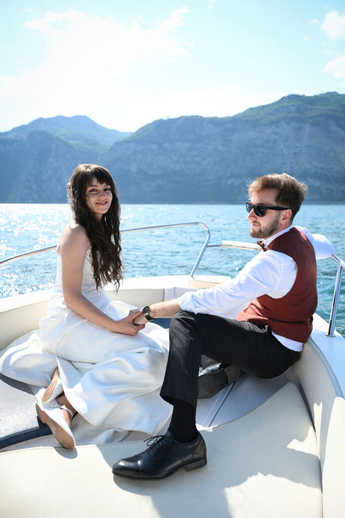 svatba v Itálii u jezera Lago di Garda