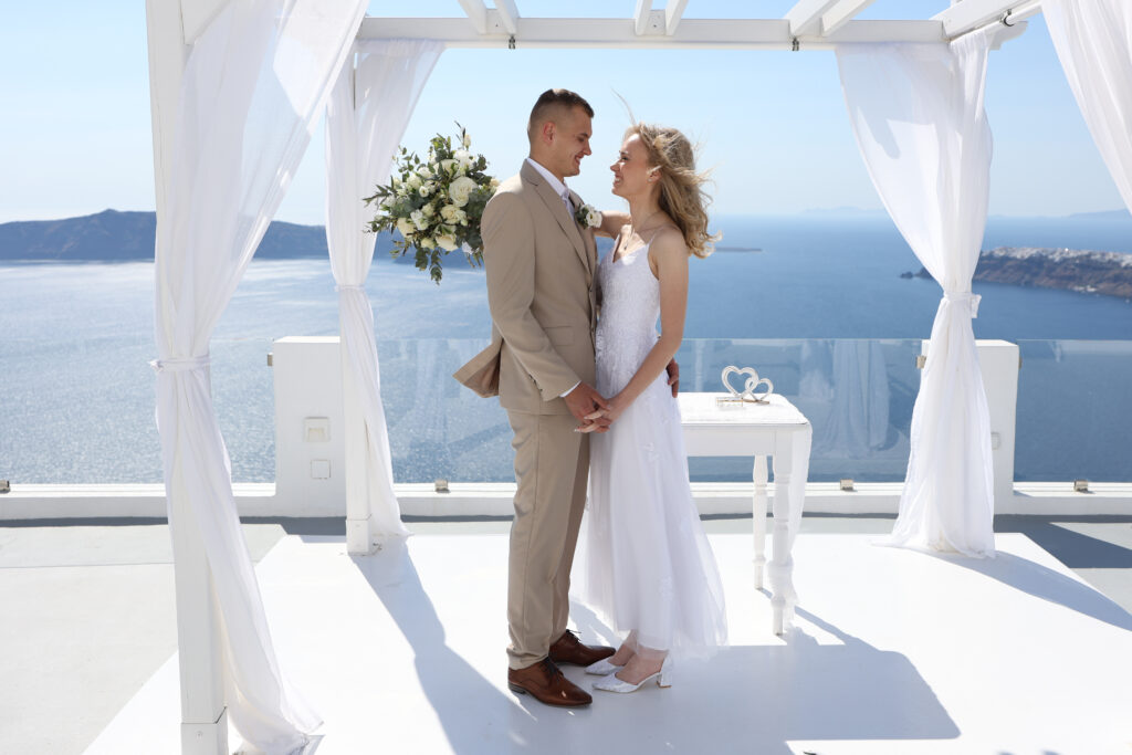 svatba v Řecku na Santorini