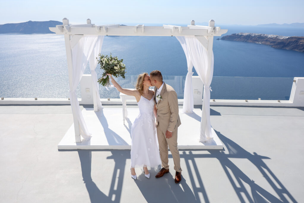 svatba v Řecku na Santorini