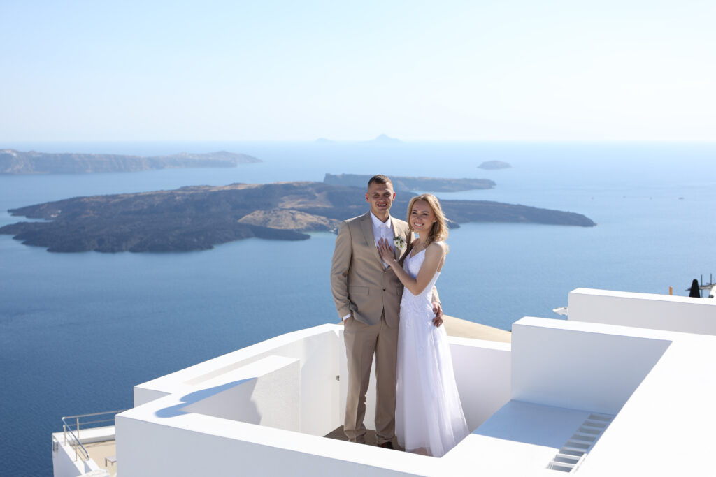 svatba v Řecku na Santorini