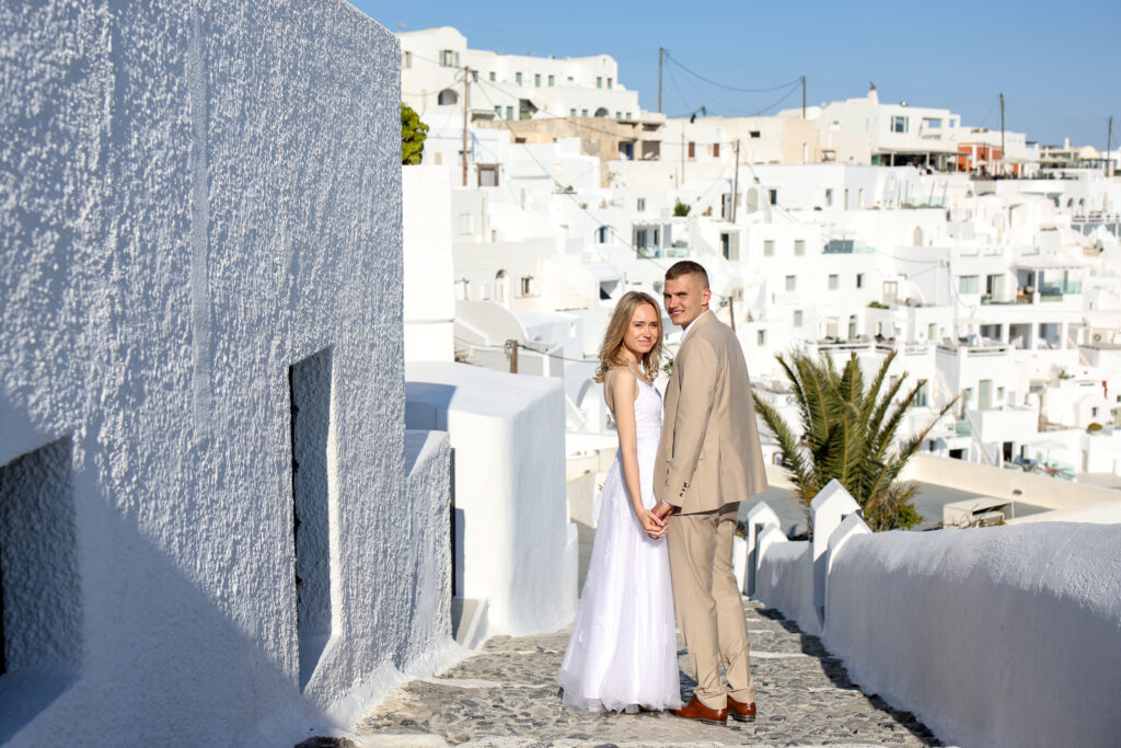 svatba v Řecku na Santorini