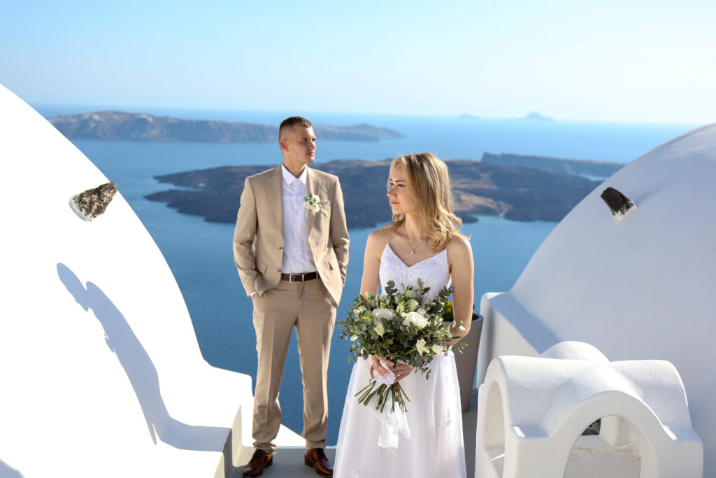 svatba v Řecku na Santorini