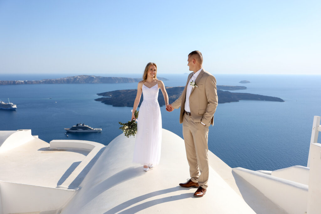 svatba v Řecku na Santorini