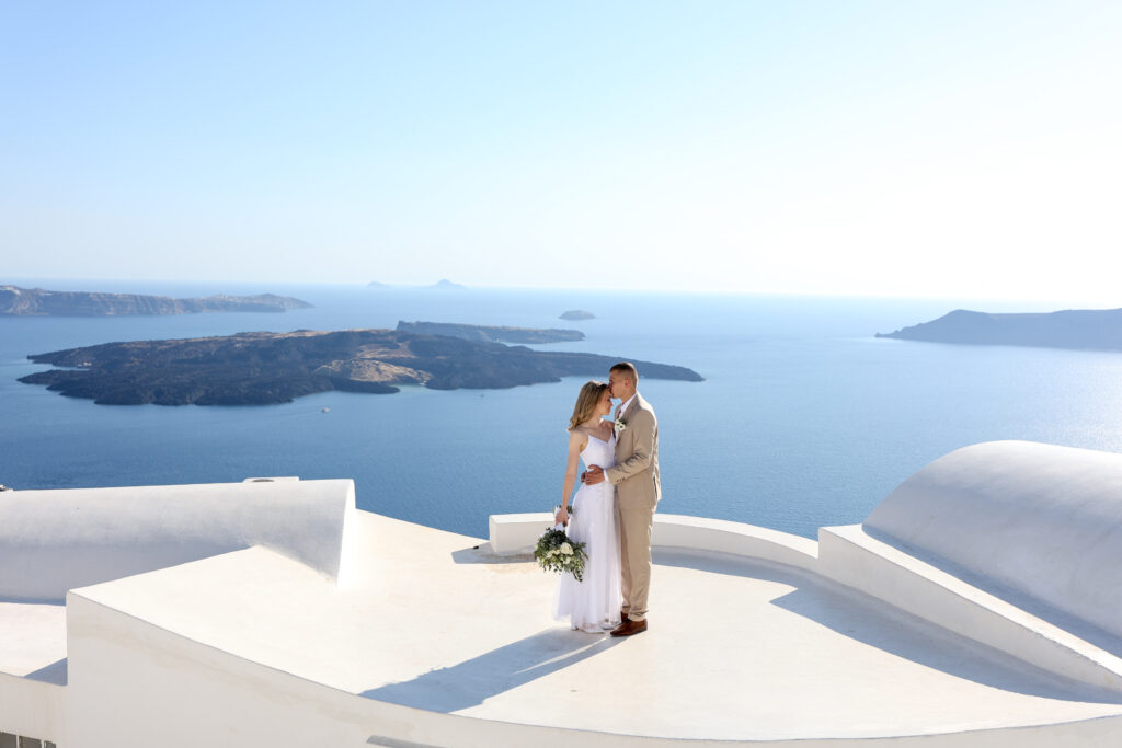 svatba v Řecku na Santorini