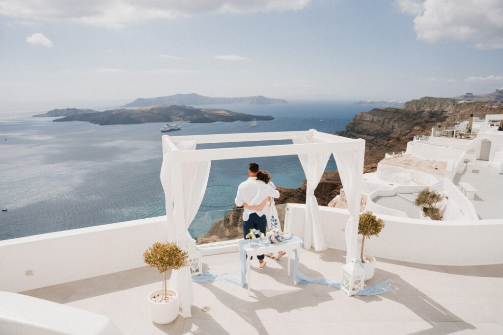 svatba v Řecku na Santorini