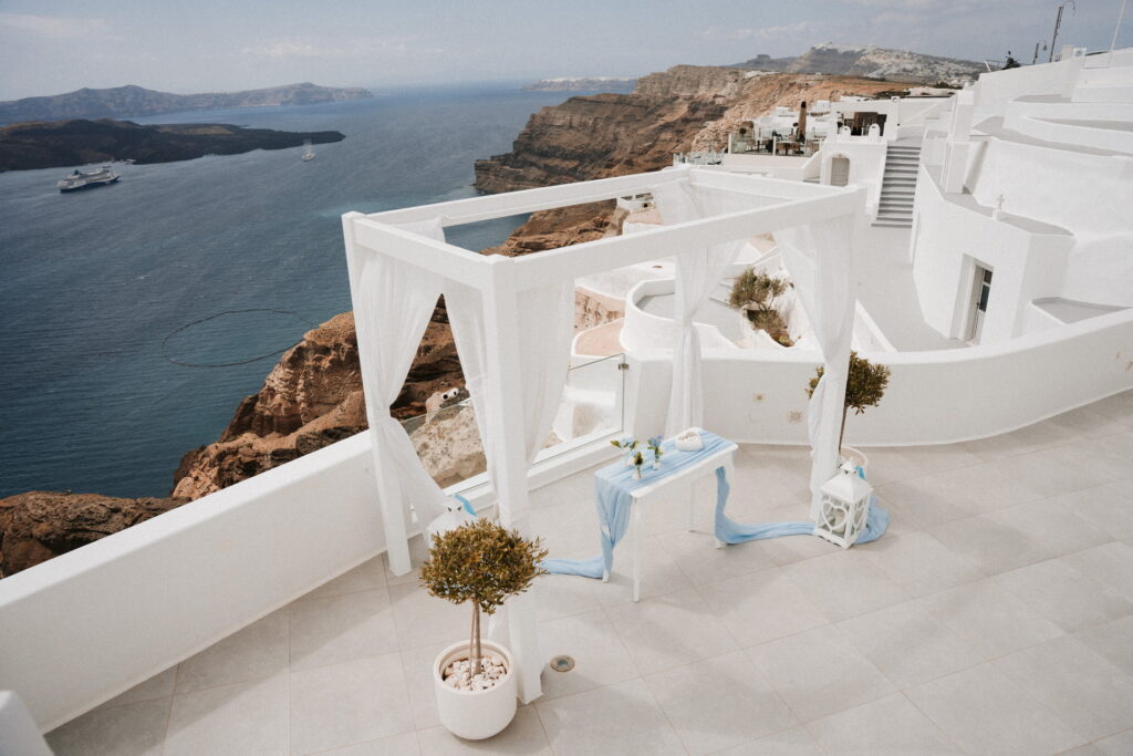 svatba v Řecku na Santorini