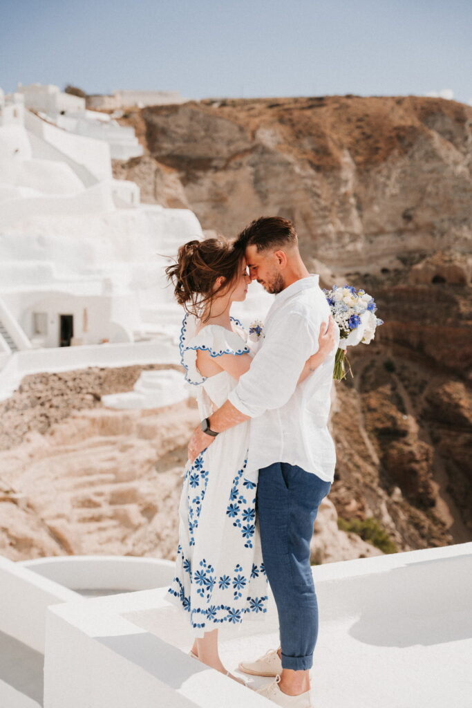 svatba v Řecku na Santorini