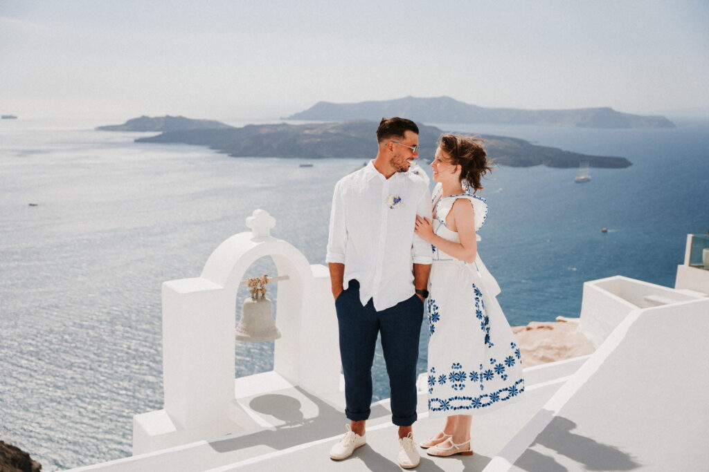 svatba v Řecku na Santorini