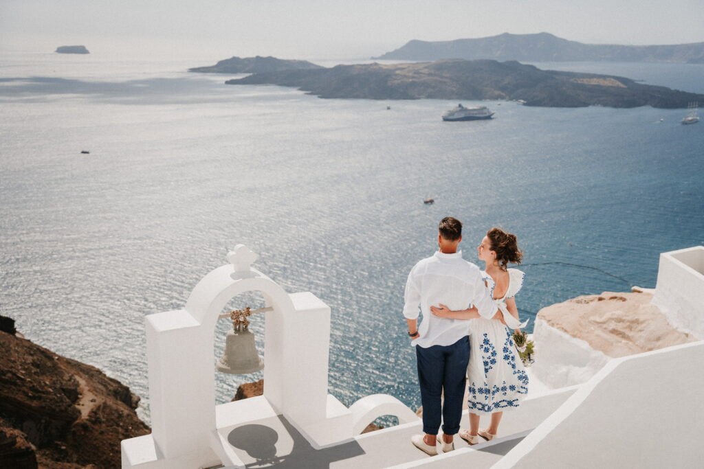 svatba v Řecku na Santorini