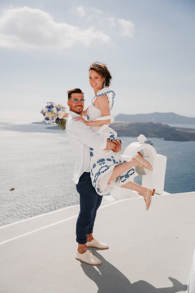 svatba v Řecku na Santorini