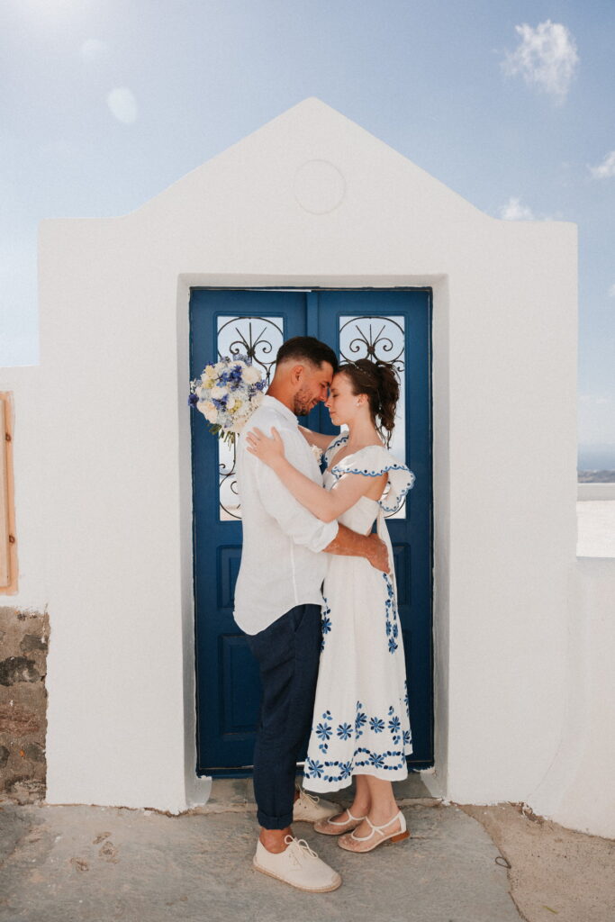 svatba v Řecku na Santorini