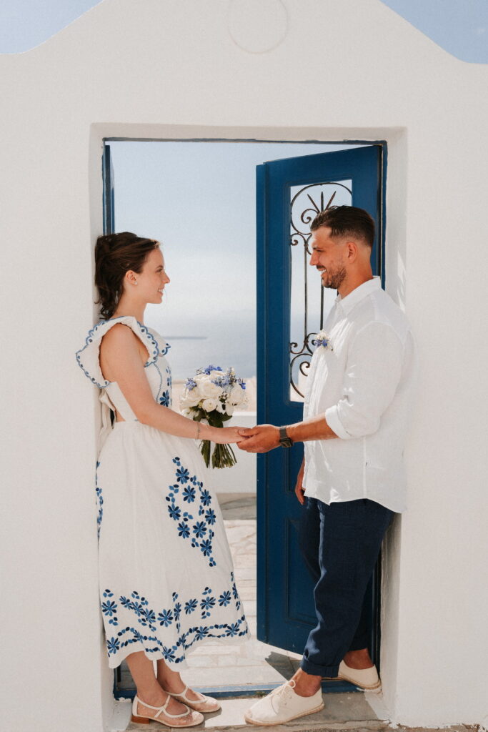 svatba v Řecku na Santorini