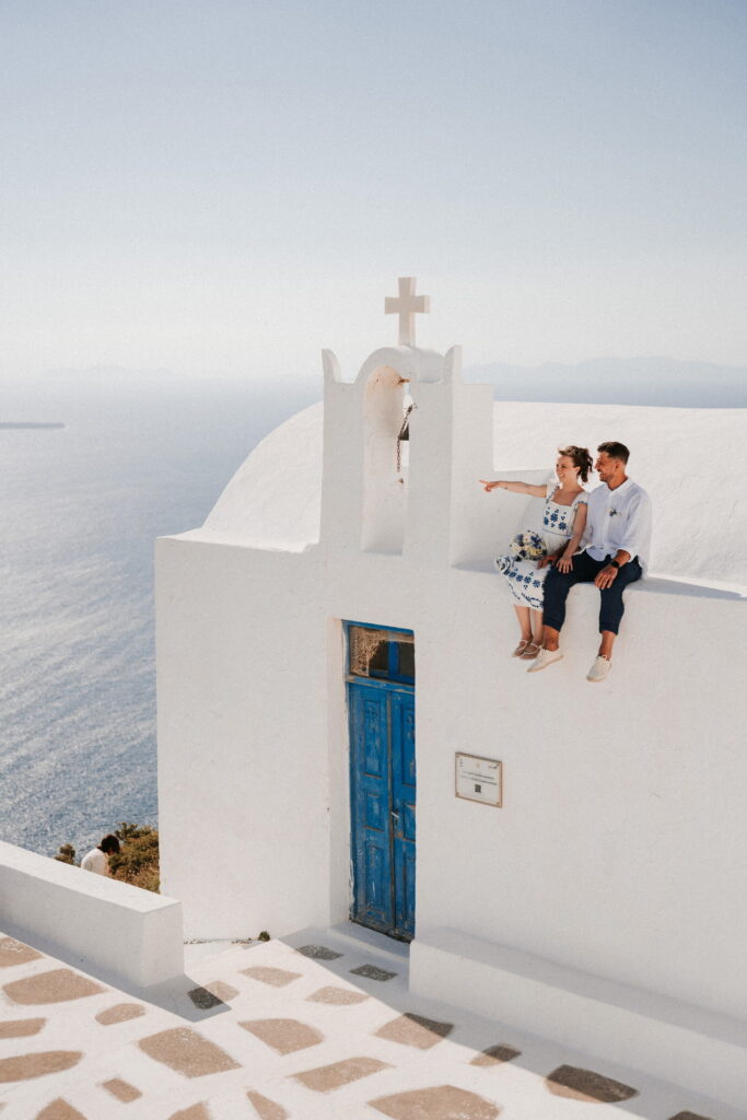 svatba v Řecku na Santorini