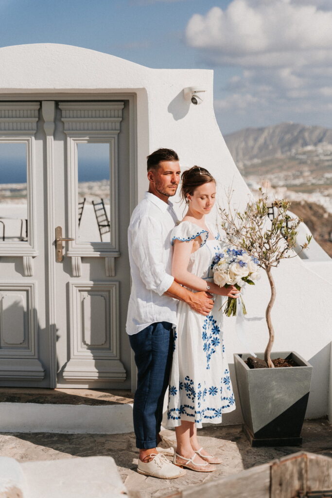 svatba v Řecku na Santorini