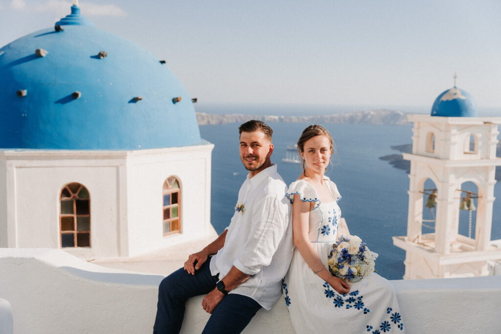 svatba v Řecku na Santorini